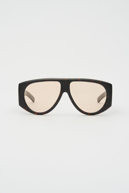 BERLYN Dark Tortoise / Peach Lens