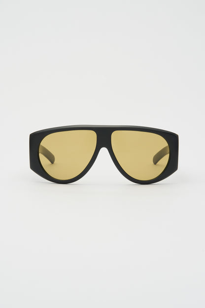 BERLYN Solid Black / Smoke Olive lens