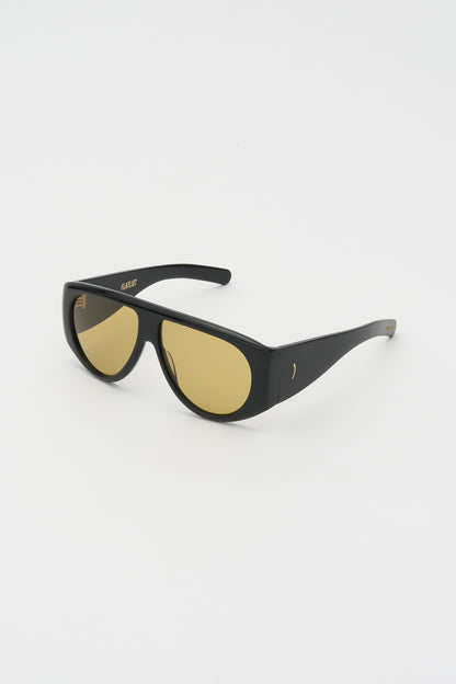 BERLYN Solid Black / Smoke Olive lens