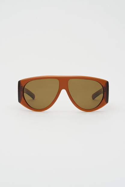 BERLYN Crystal Brown / Solid Brown Lens