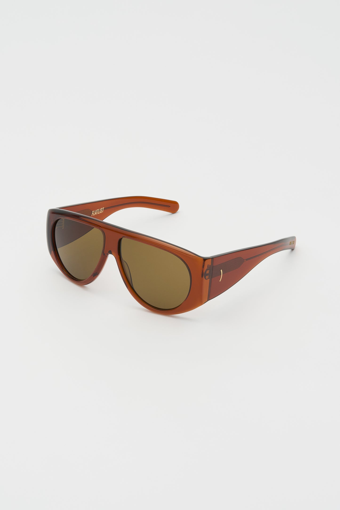BERLYN Crystal Brown / Solid Brown Lens