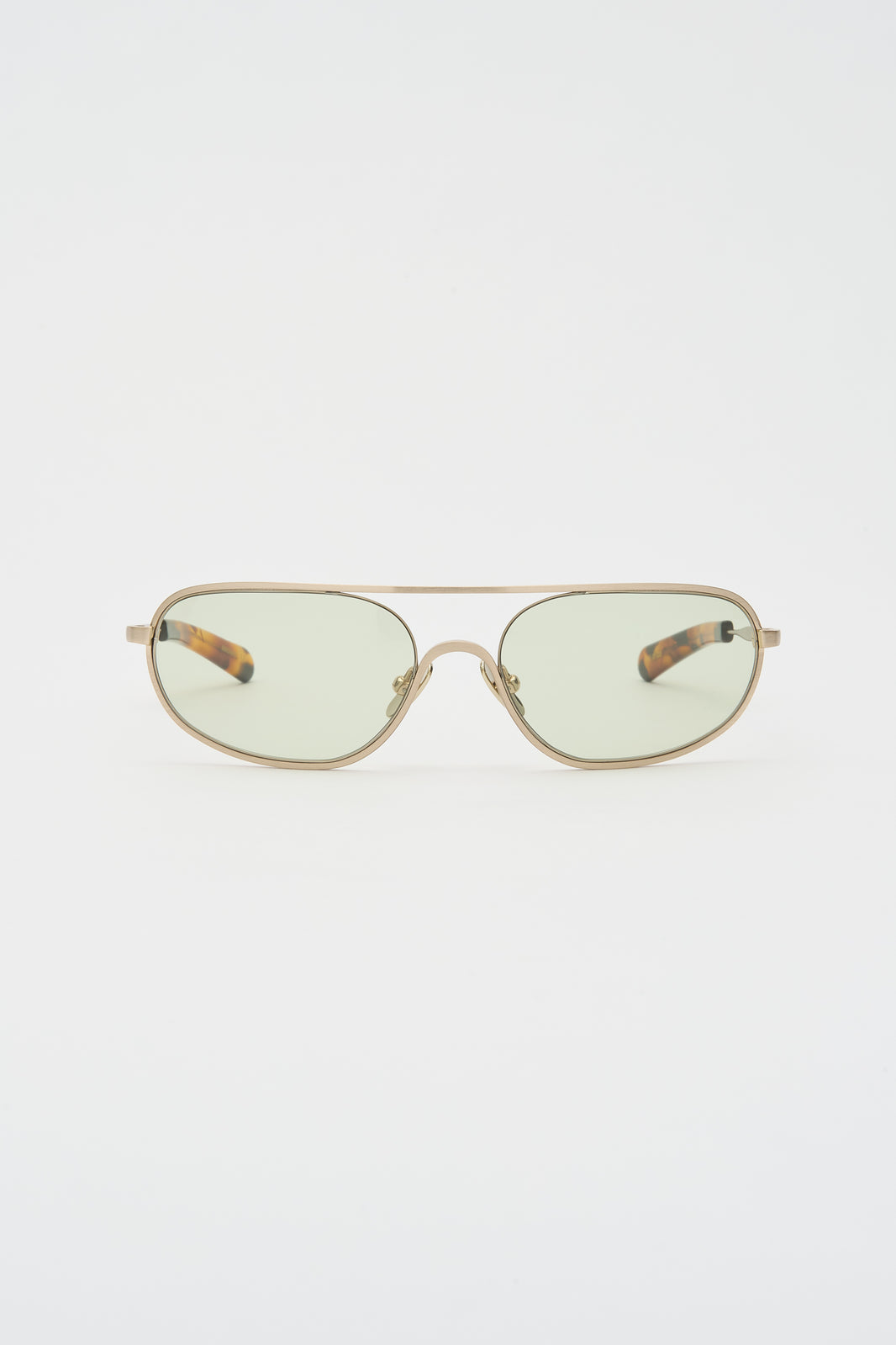 CADEN Brushed Light Gold / Chill Out Green Lens