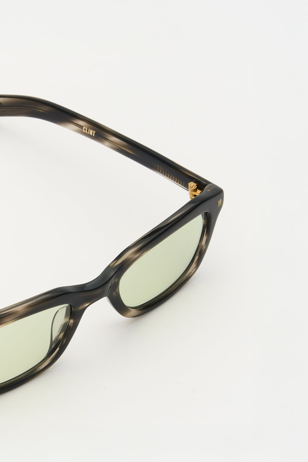 CLINT Grey Havana / Chill Out Green Lens