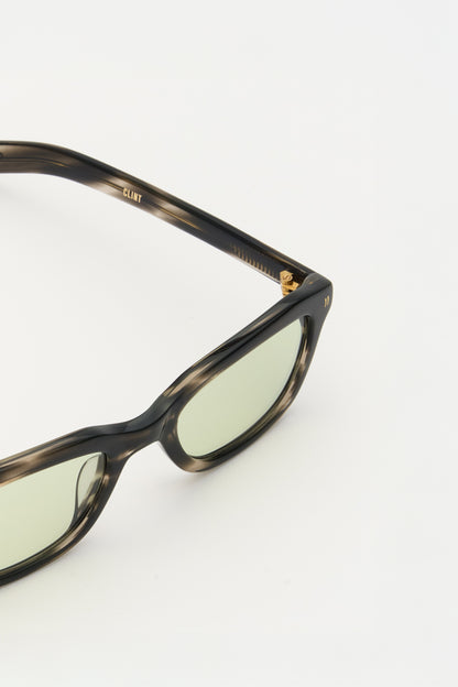 CLINT Grey Havana / Chill Out Green Lens