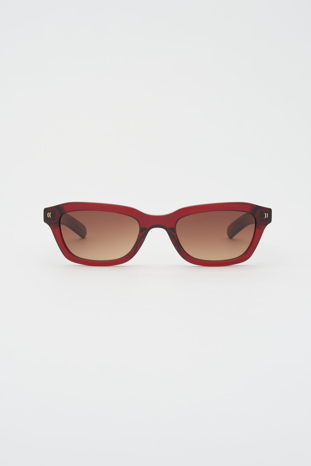 CLINT Crystal Burgundy / Brown Gradient Lens