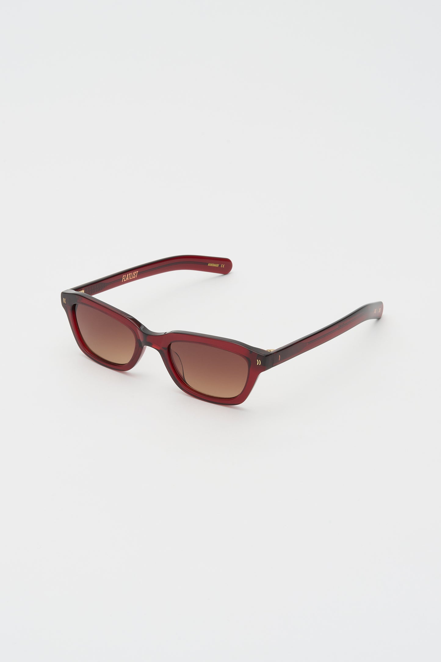 CLINT Crystal Burgundy / Brown Gradient Lens