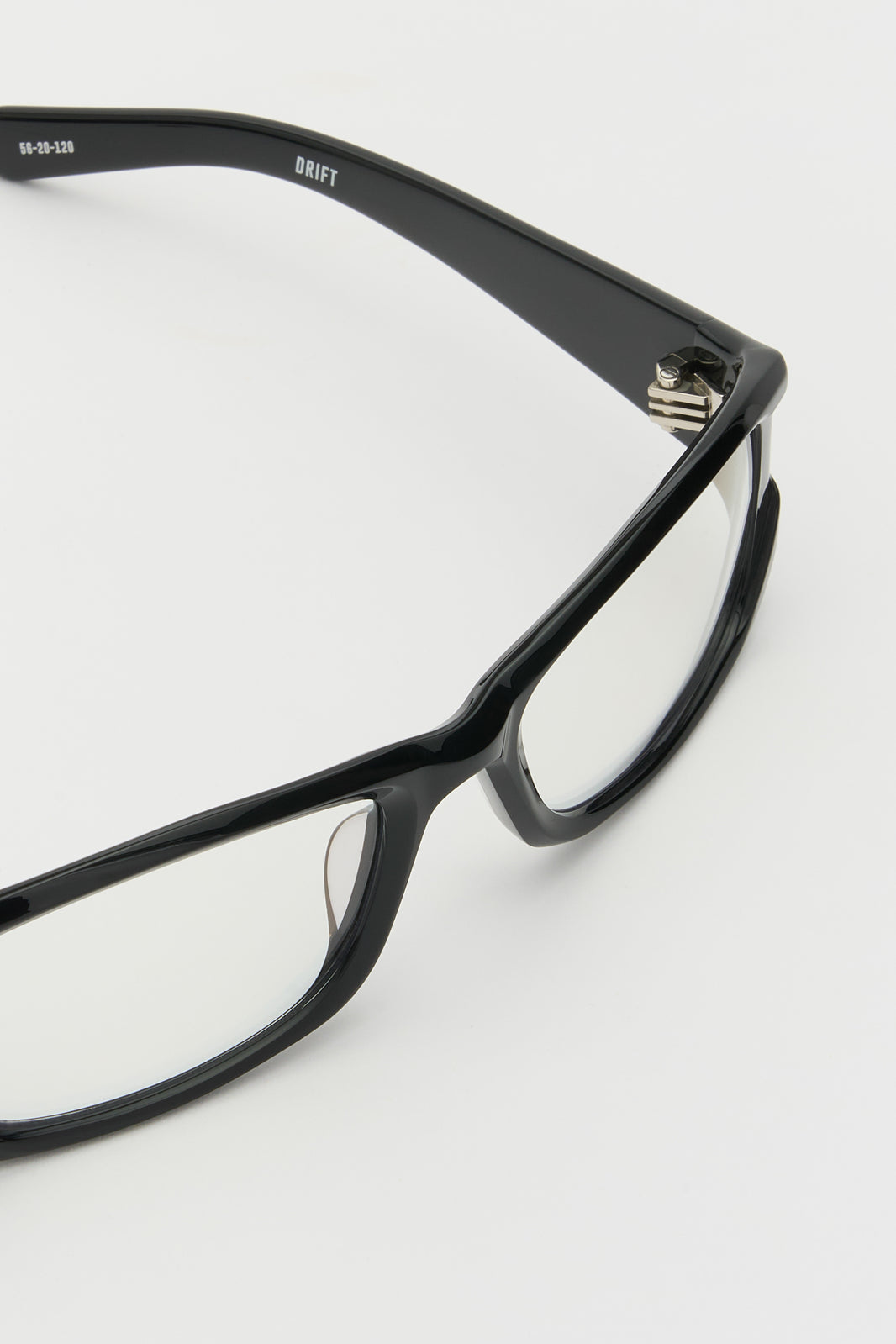 DRIFT Solid Black / Clear Lens Blue Light