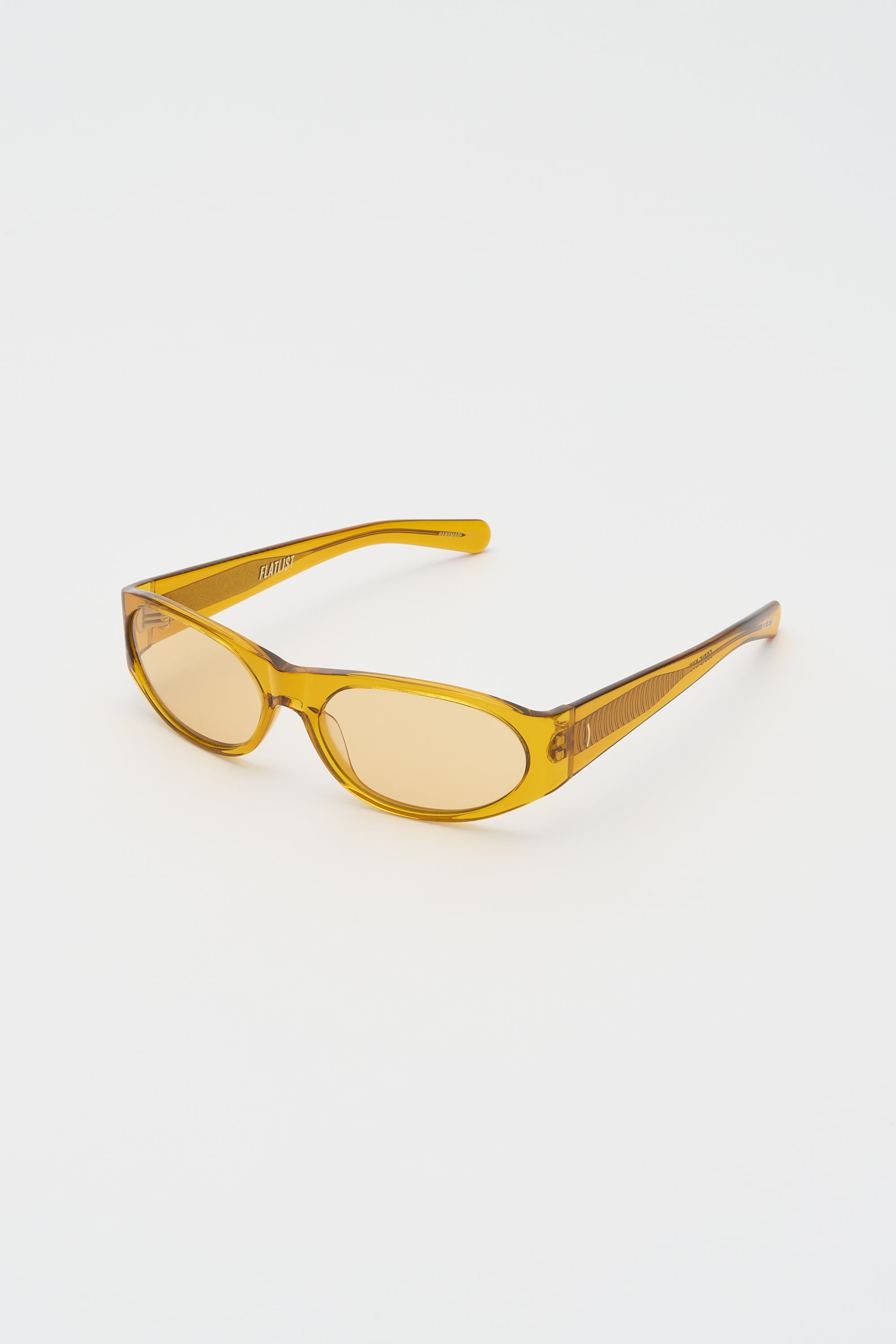EDDIE KYU Crystal Yellow / Yellow Lens | FLATLIST – FLATLIST EYEWEAR