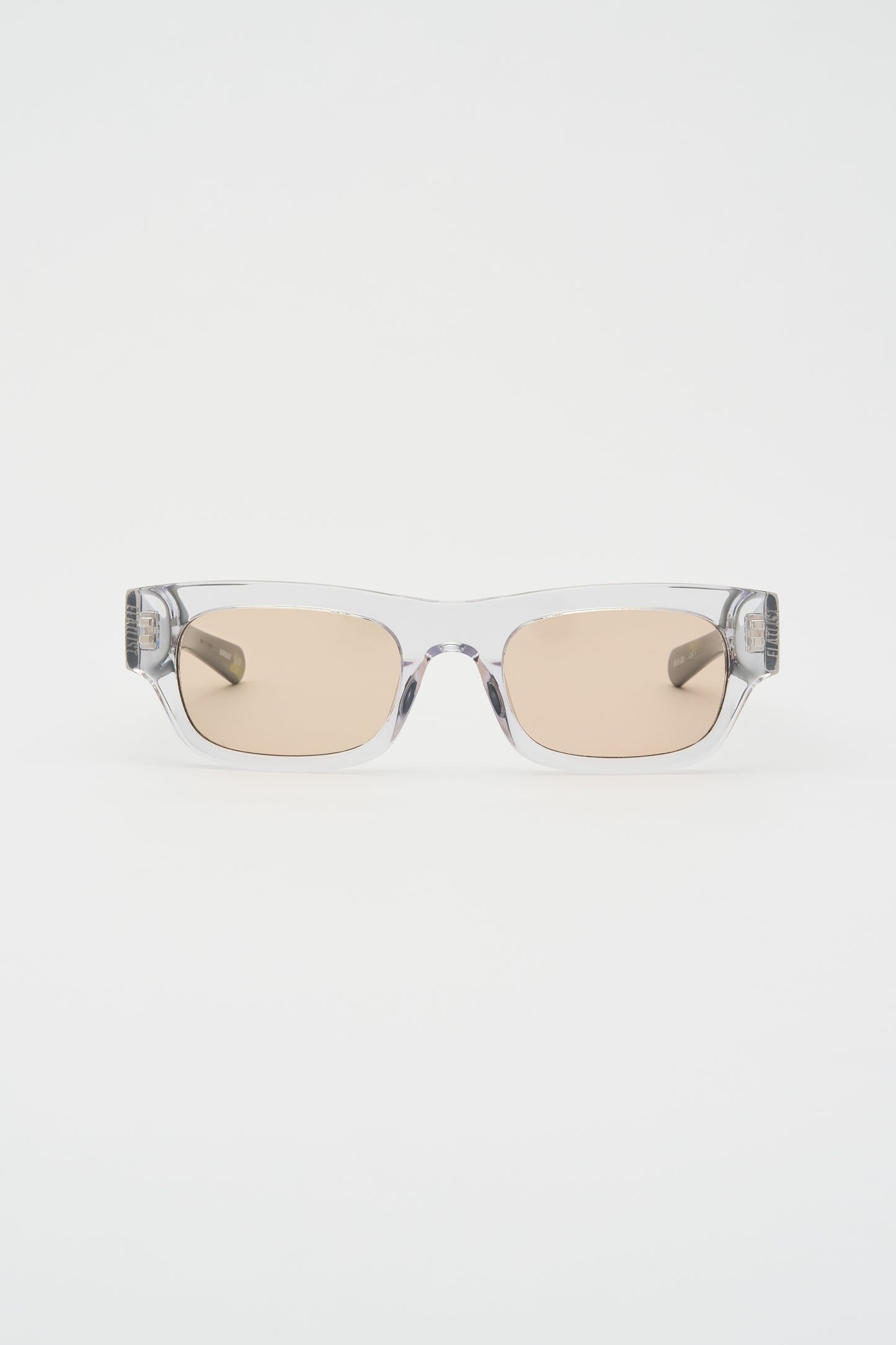 FRANKIE Clear Crystal / Olive Horn / Peach Lens