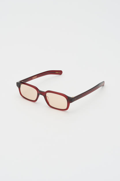 HANKY Crystal Burgundy / Peach Lens