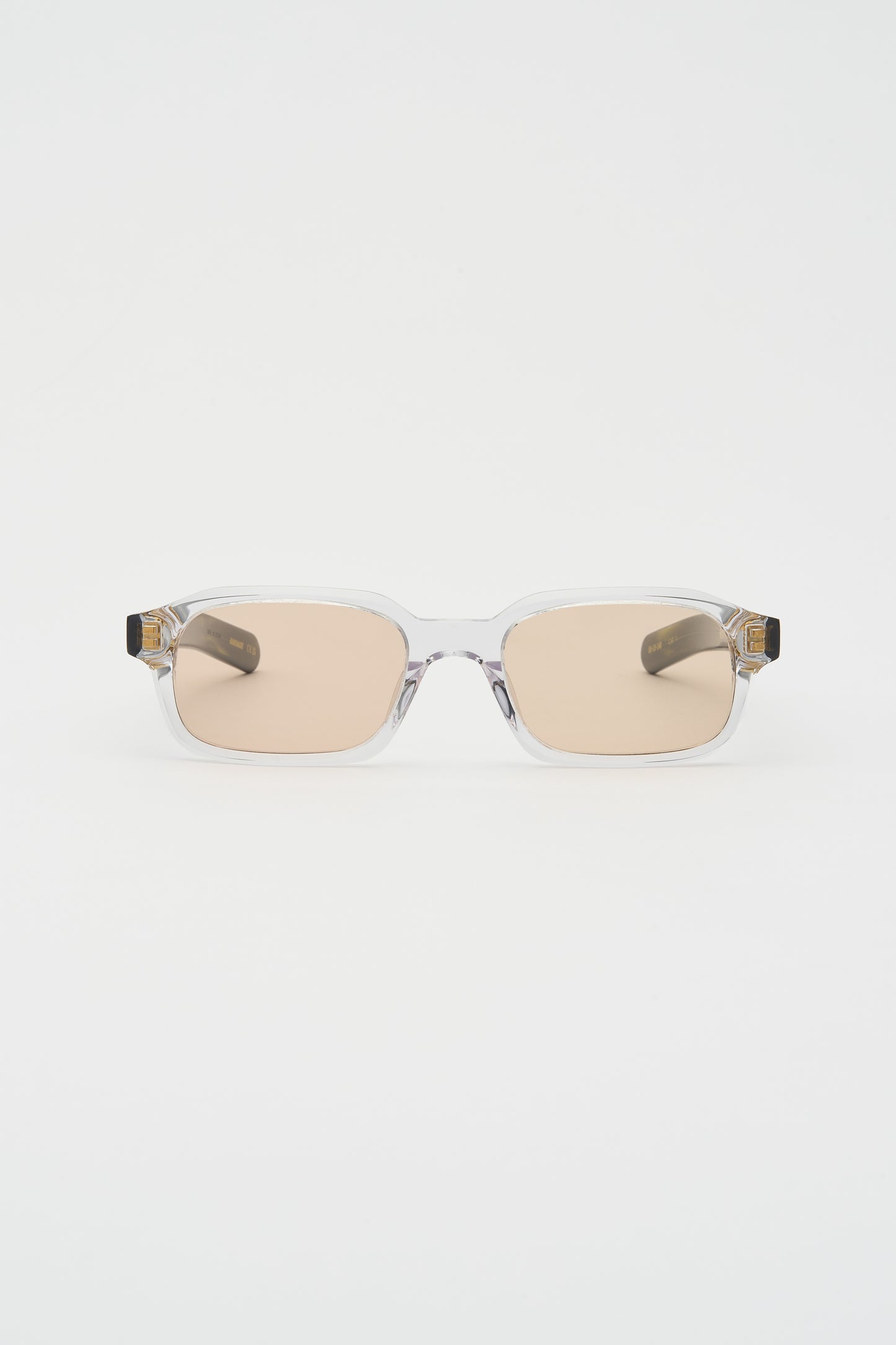 HANKY Clear Crystal / Olive Horn / Peach Lens