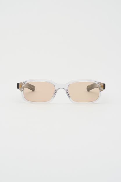 HANKY Clear Crystal / Olive Horn / Peach Lens