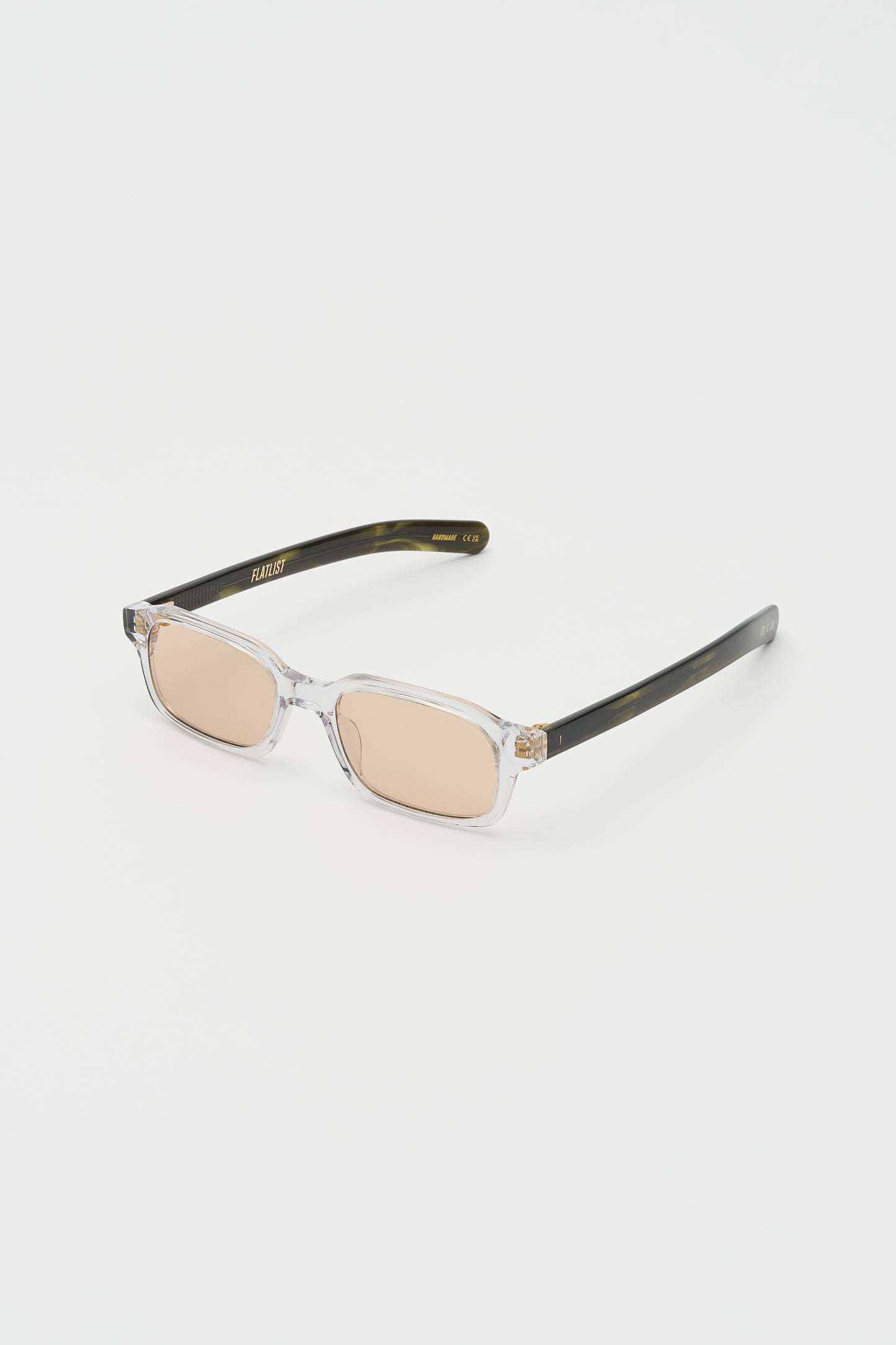 HANKY Clear Crystal / Olive Horn / Peach Lens