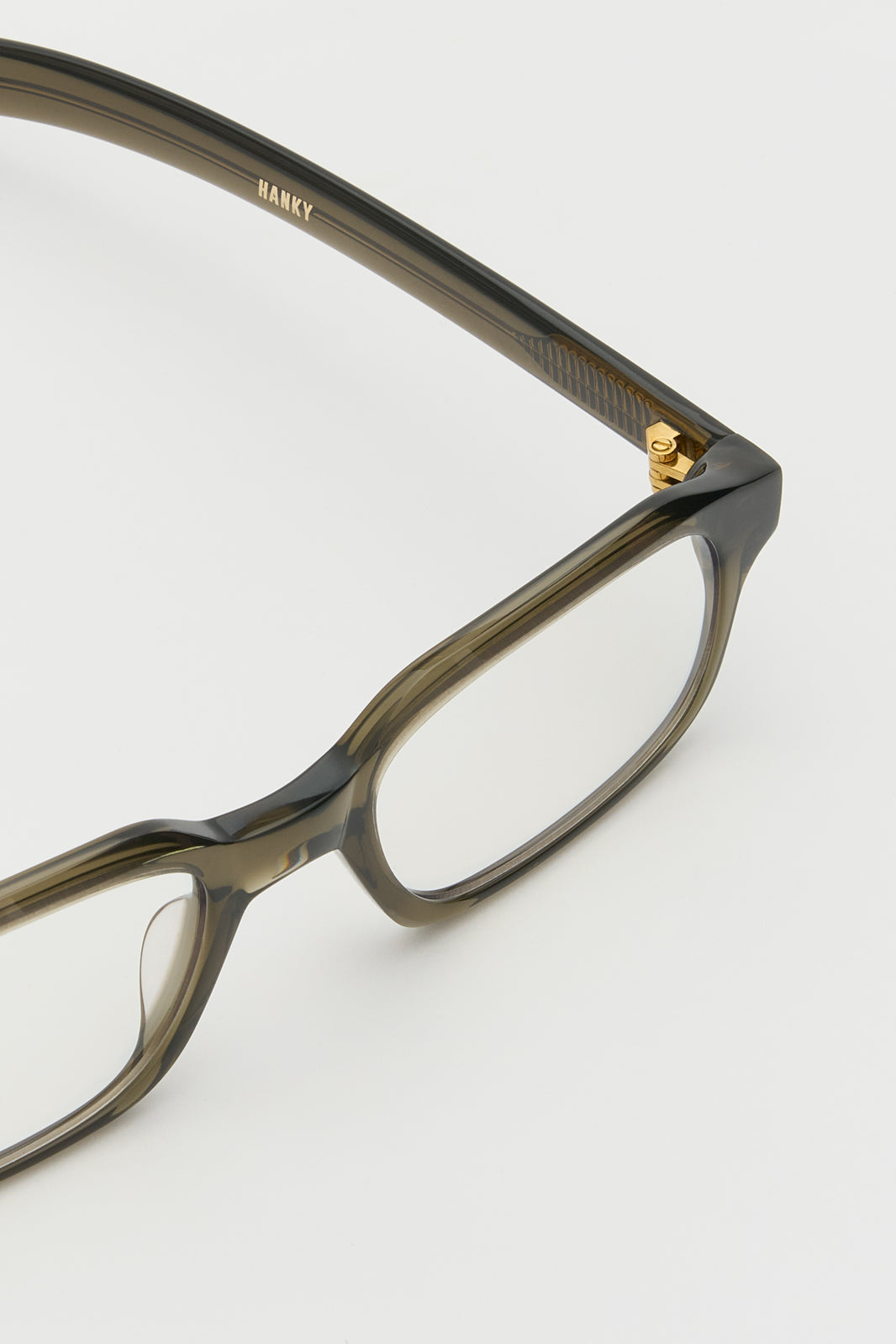 HANKY Solid Dark Green / Clear Lens Blue Light