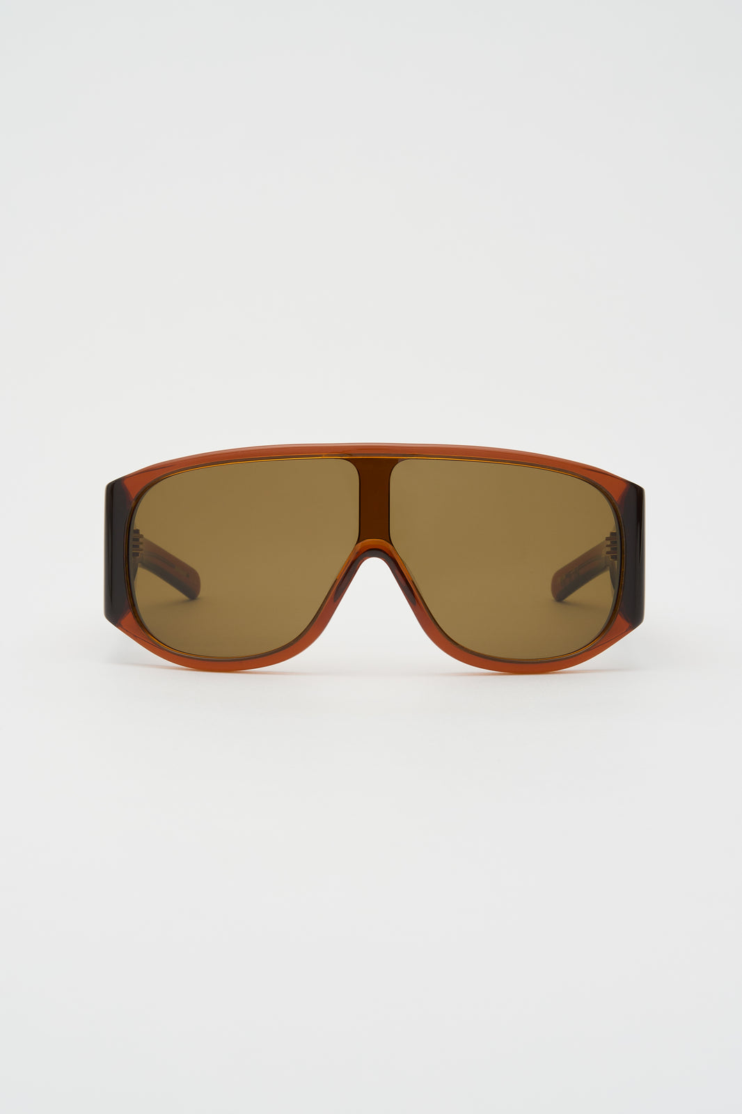 JOHN JOVINO Crystal Brown / Solid Brown Lens