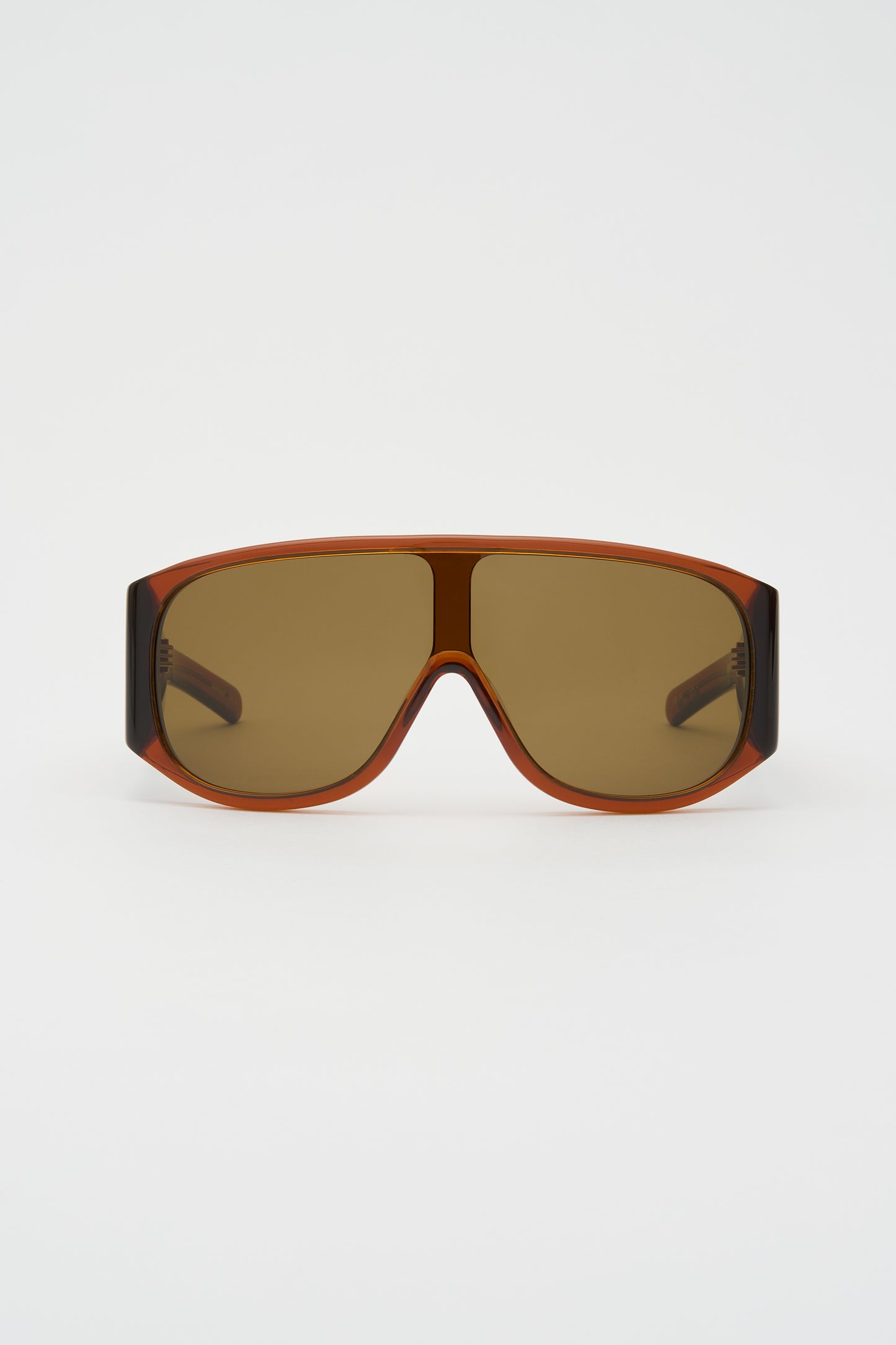 JOHN JOVINO Crystal Brown / Solid Brown Lens