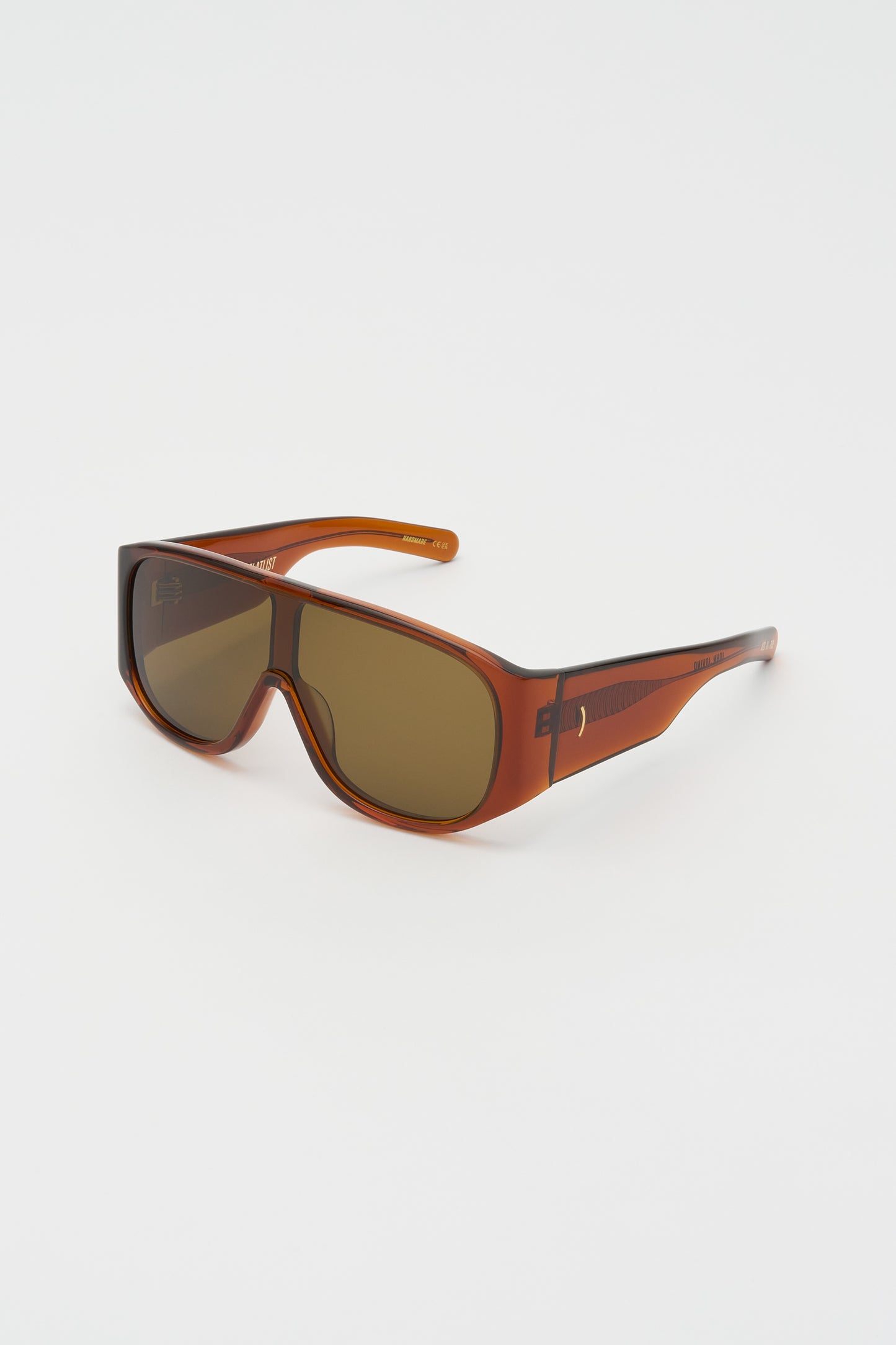 JOHN JOVINO Crystal Brown / Solid Brown Lens
