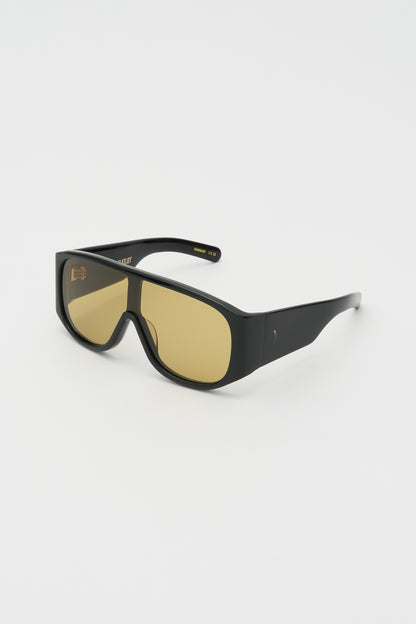 JOHN JOVINO Solid Black / Smoke Olive Lens