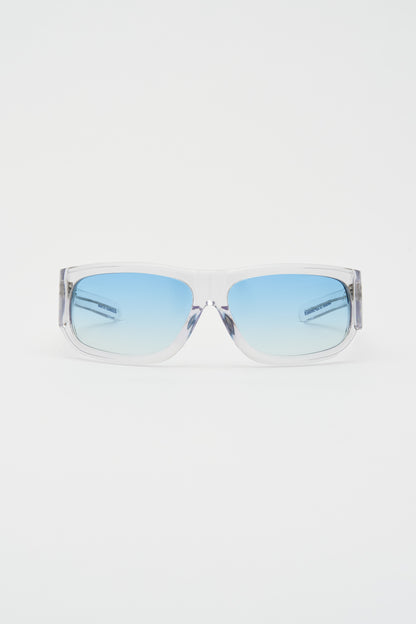 KX-01 Clear Crystal / Light Blue Gradient Lens