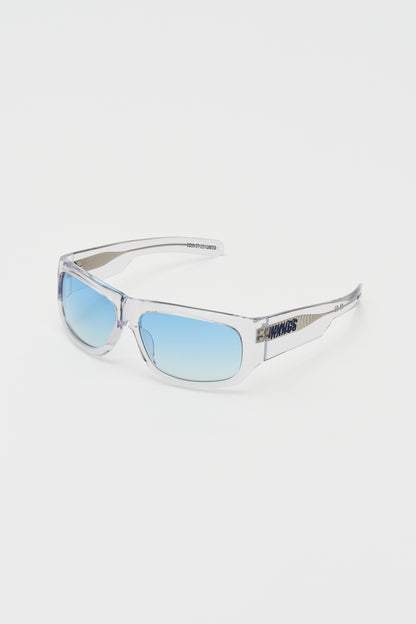 KX-01 Clear Crystal / Light Blue Gradient Lens