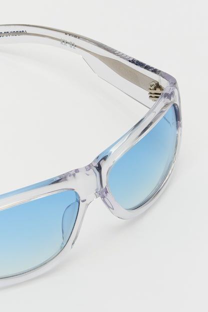 KX-01 Clear Crystal / Light Blue Gradient Lens
