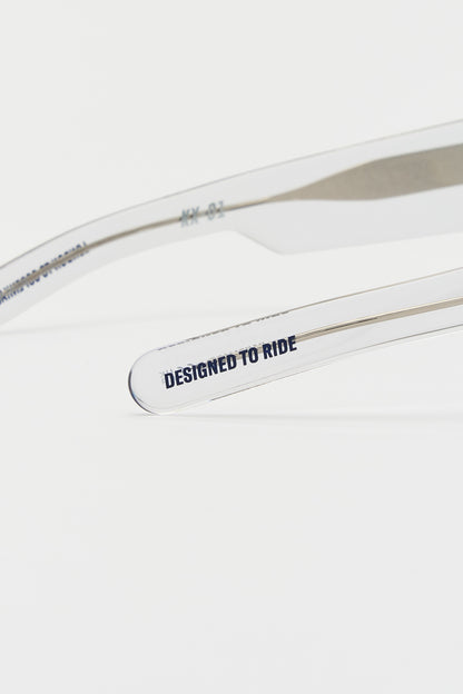 KX-01 Clear Crystal / Light Blue Gradient Lens