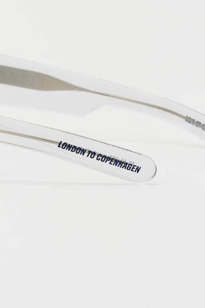 KX-01 Clear Crystal / Light Blue Gradient Lens