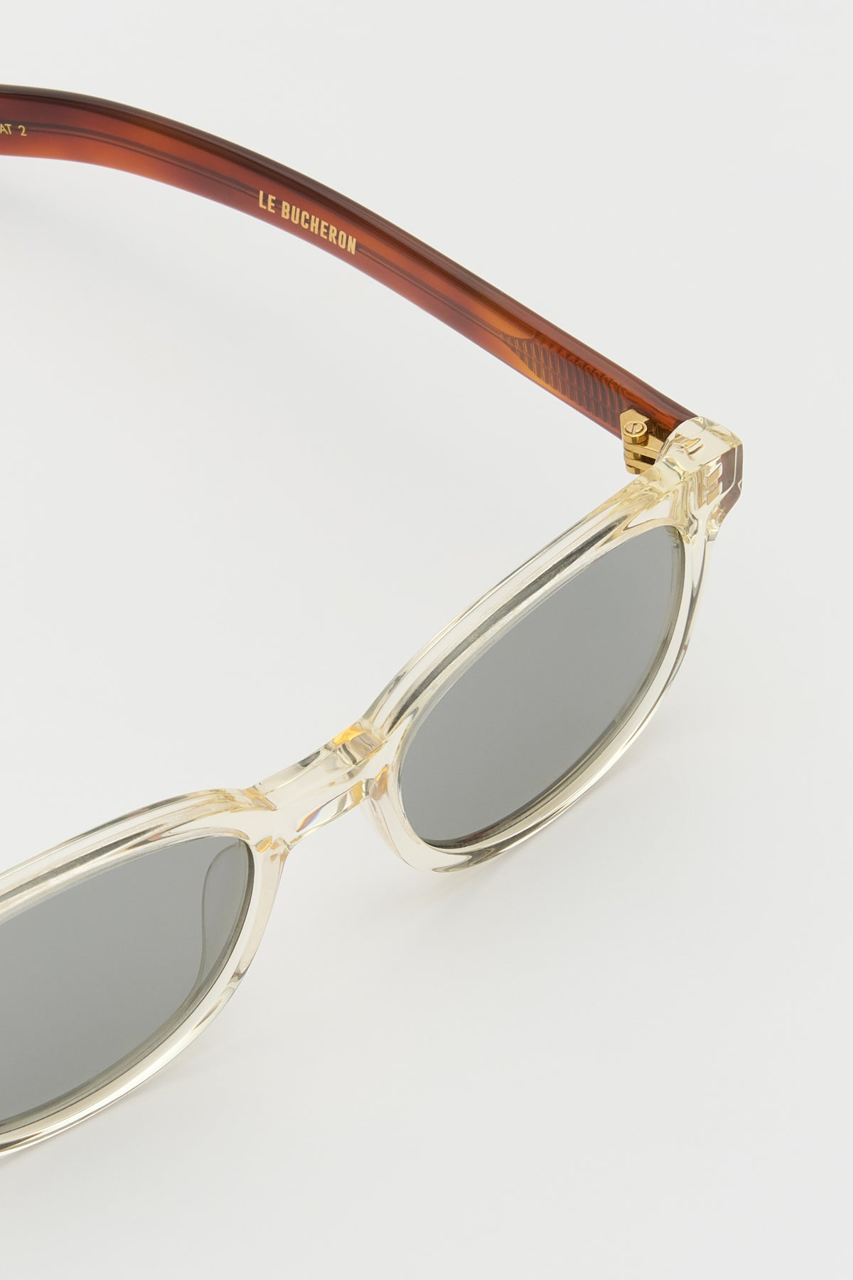 LE BUCHERON Crystal Yellow Classic Havana / Solid Grey Lens