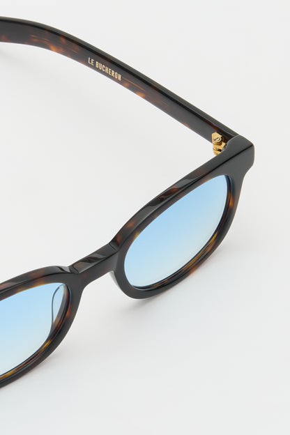 LE BUCHERON Dark Tortoise / Light Blue Lens