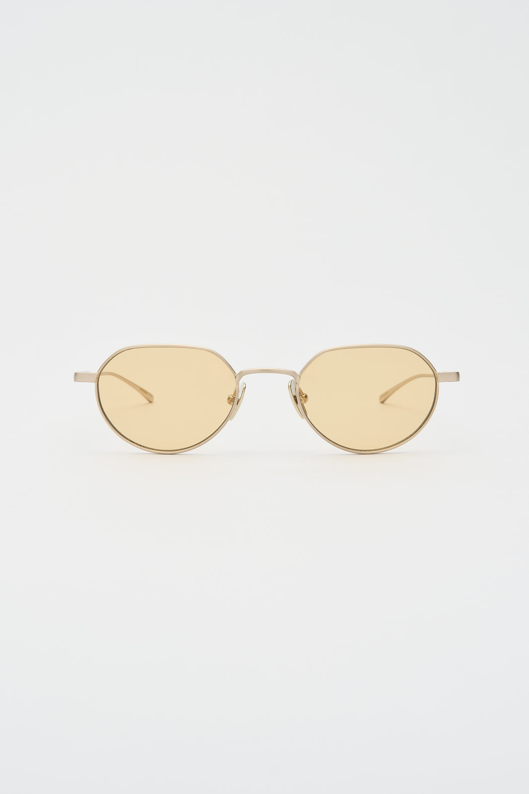 LUCIEN Brushed Light Gold / Yellow Lens