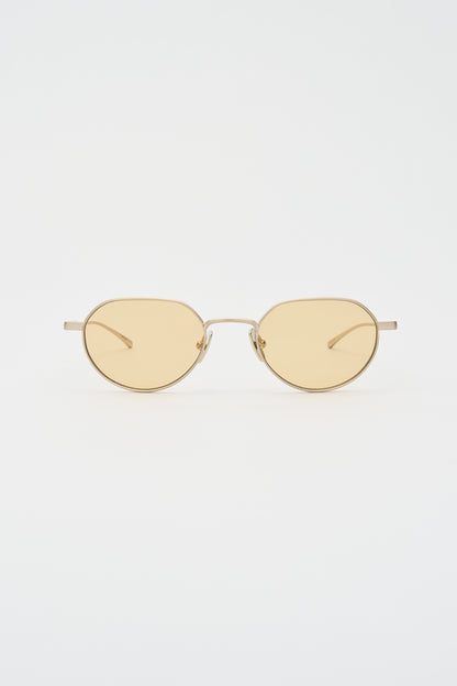 LUCIEN Brushed Light Gold / Yellow Lens