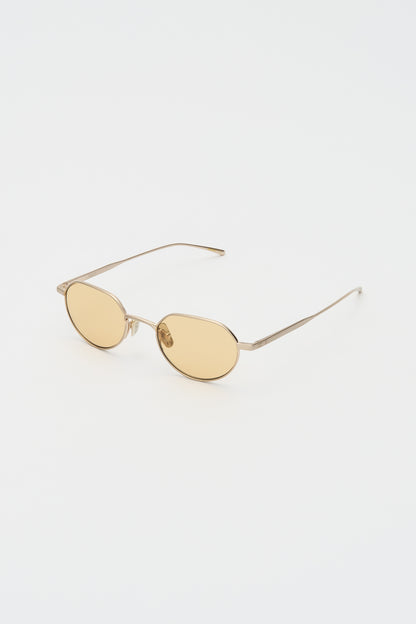 LUCIEN Brushed Light Gold / Yellow Lens