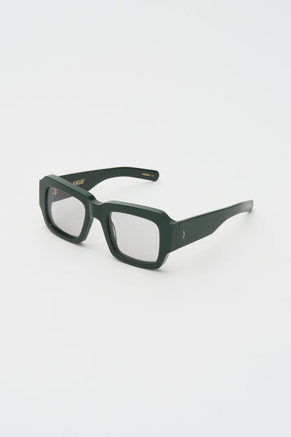 MARFA Solid Dark Green / Light Grey Lens