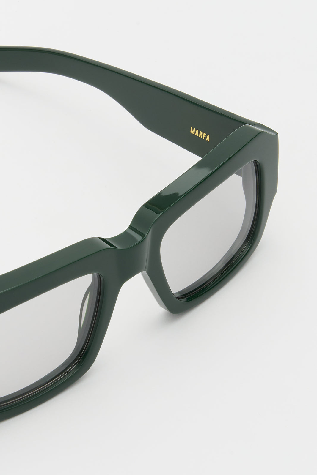 MARFA Solid Dark Green / Light Grey Lens