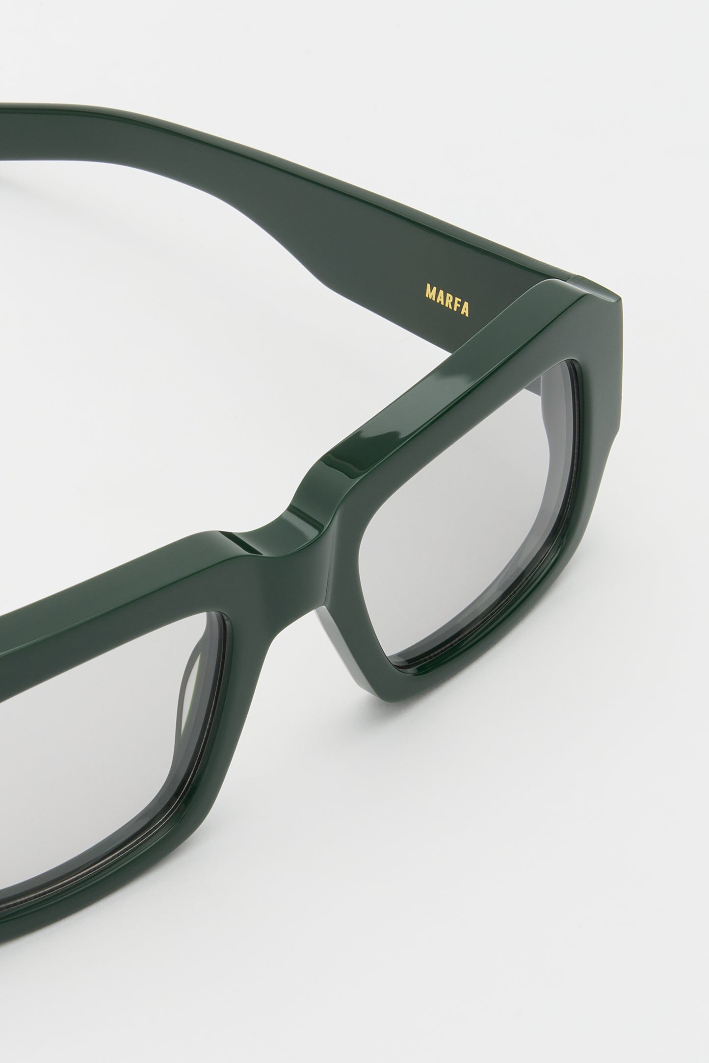 MARFA Solid Dark Green / Light Grey Lens
