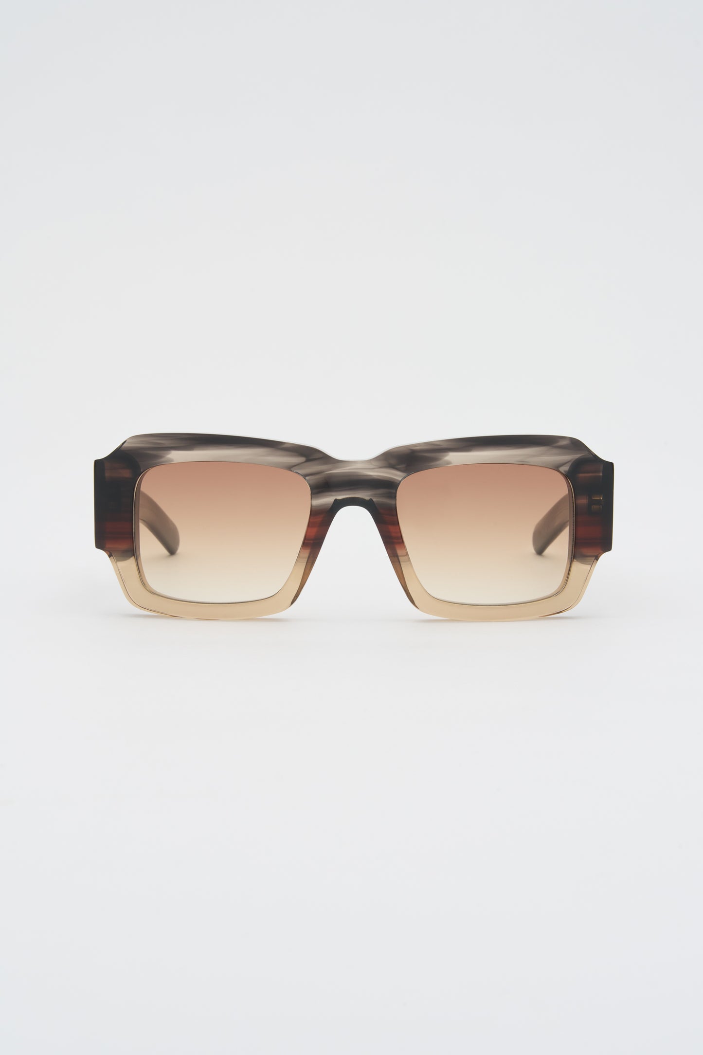 MARFA Smoke Brown Horn Gradient / Light Brown Gradient Lens