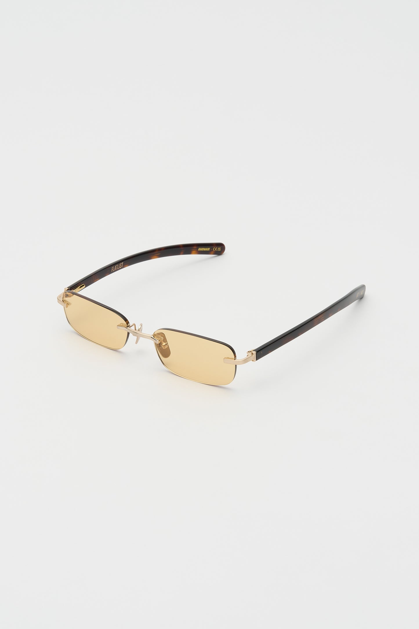 MILO Brushed Gold / Dark Tortoise / Yellow Lens