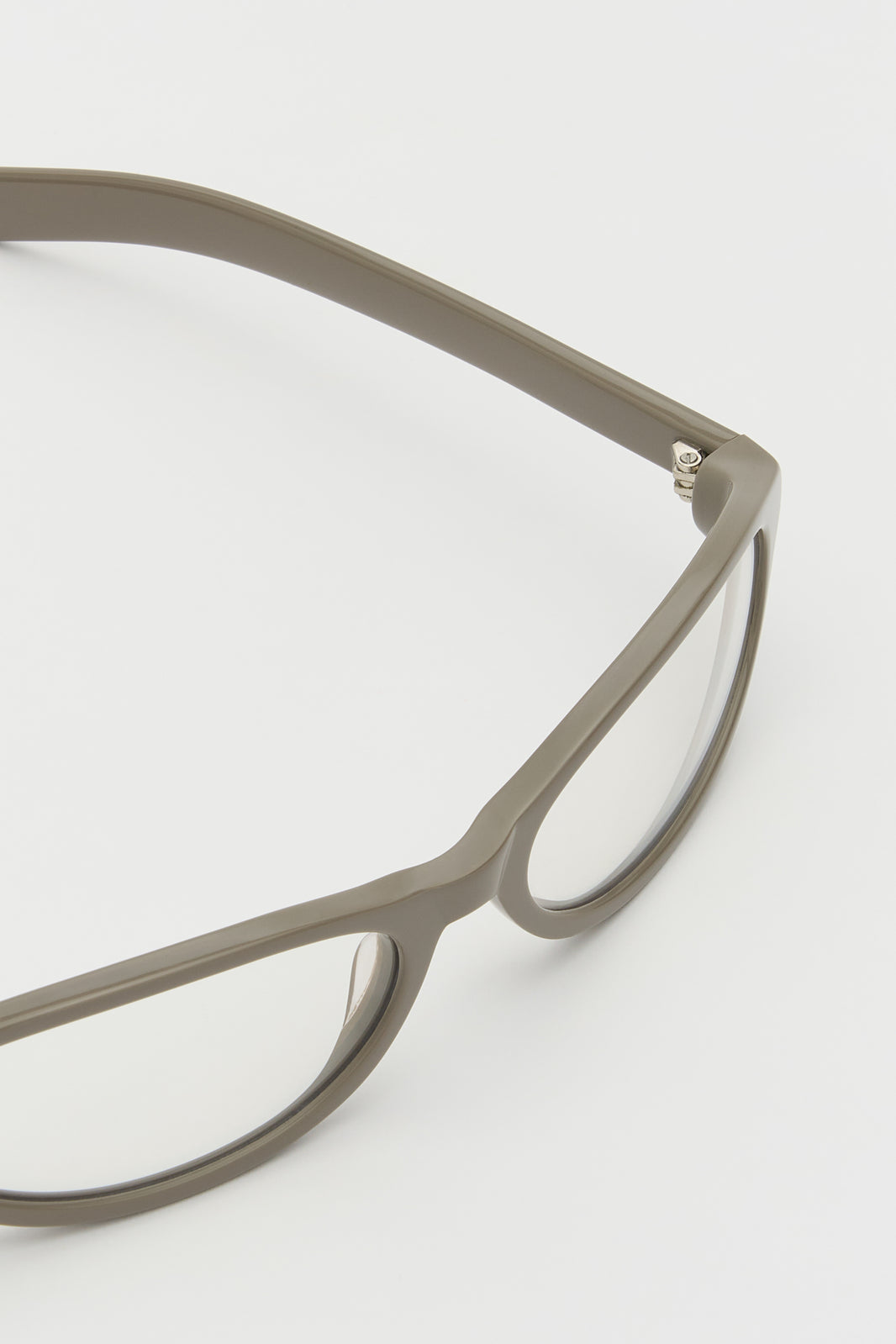 OLYMPIA Solid Silver Mink / Clear Lens Blue Light