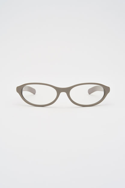 OLYMPIA Solid Silver Mink / Clear Lens Blue Light