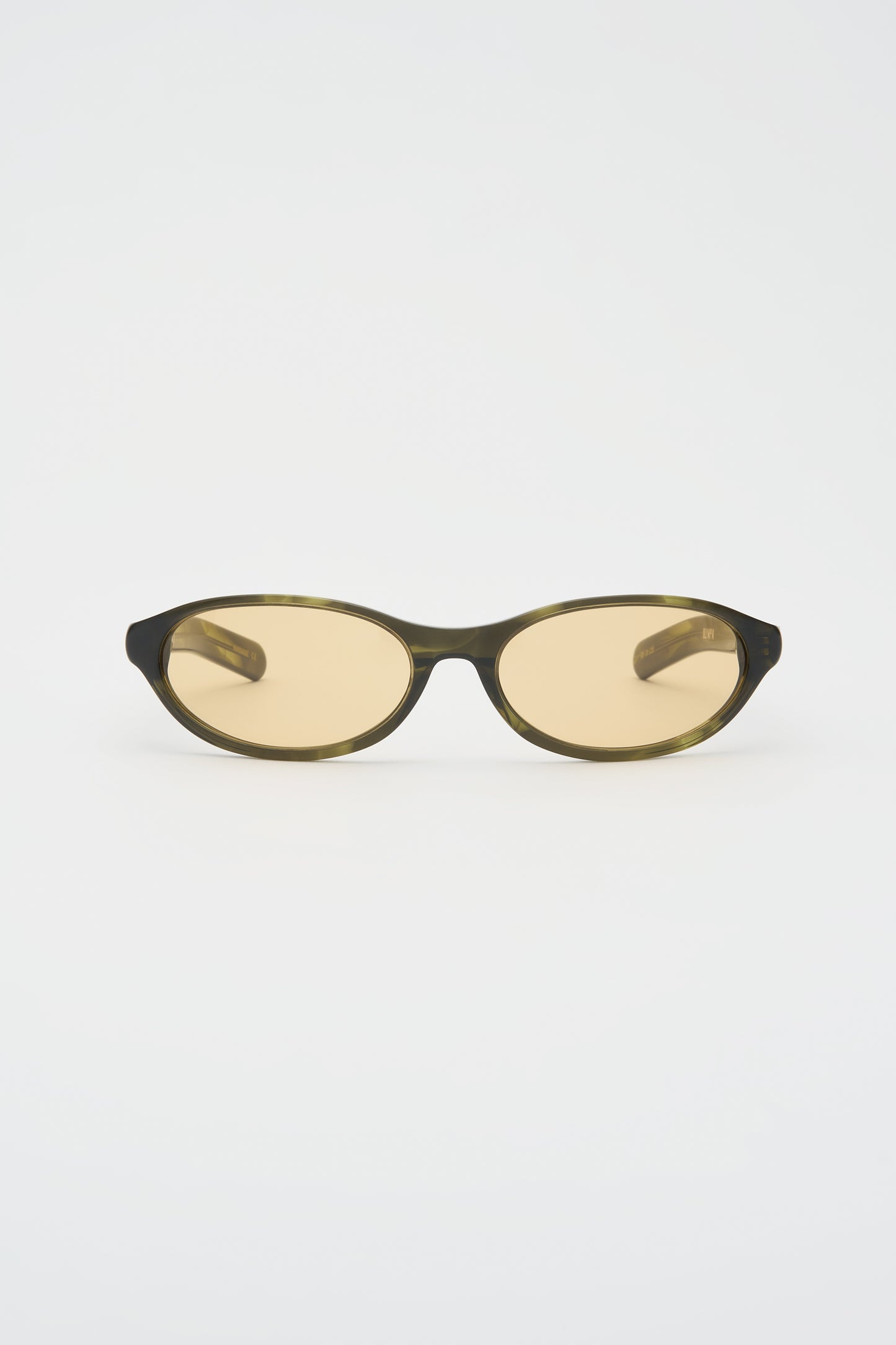 OLYMPIA Olive Horn / Yellow Lens