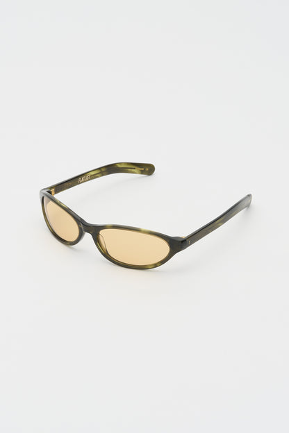 OLYMPIA Olive Horn / Yellow Lens