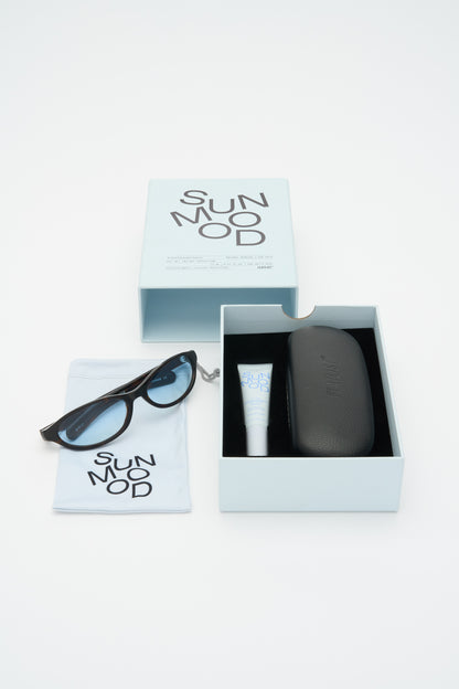 OLYMPIA X TROMBORG Dark Tortoise / Light Blue gradient Lens