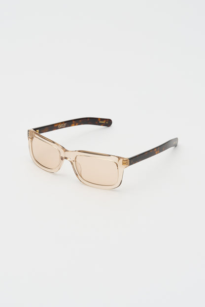 PALMER Crystal Beige / Dark Tortoise / Peach Lens