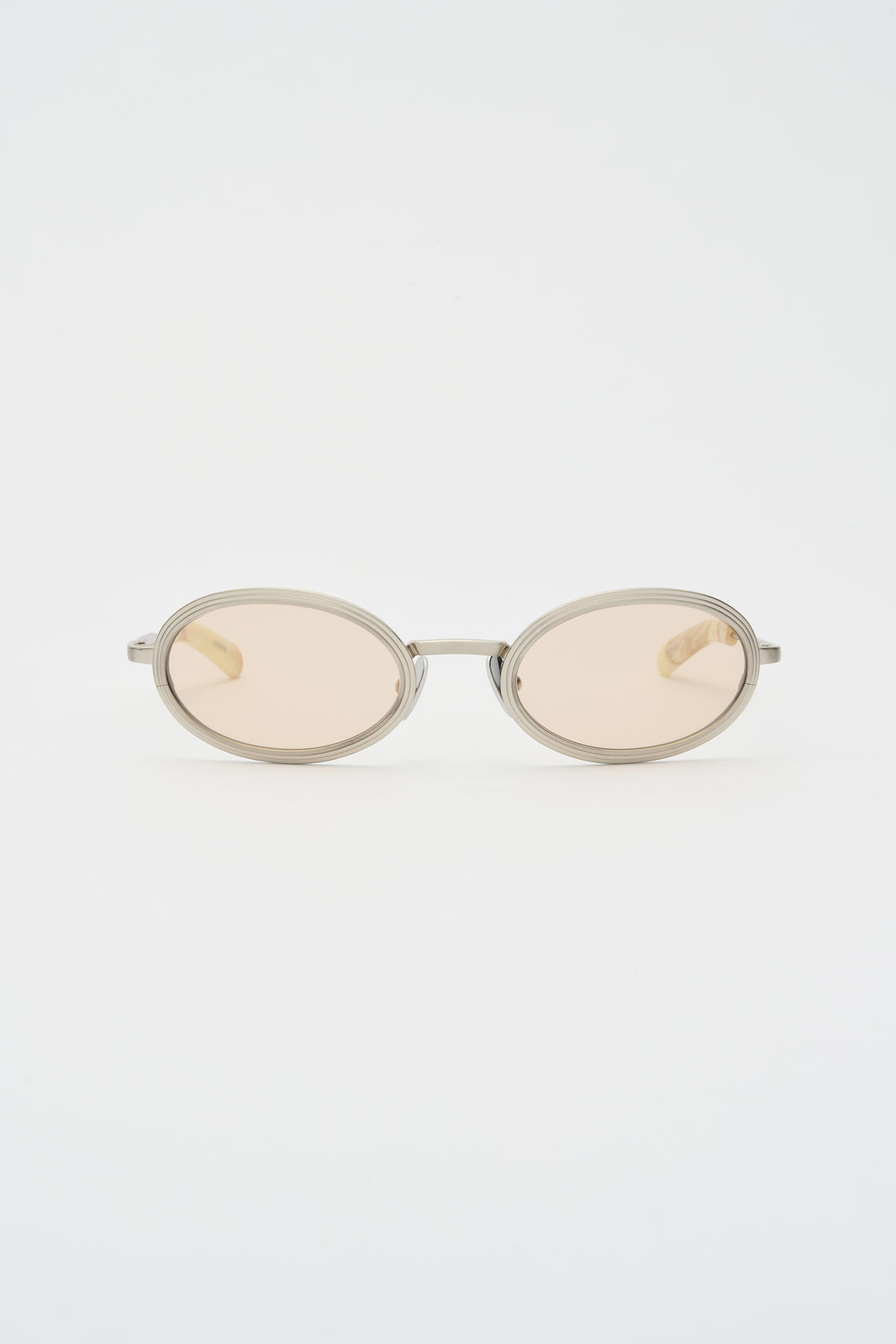 RENO Brushed Silver / Carrara Fantasy / Peach Lens