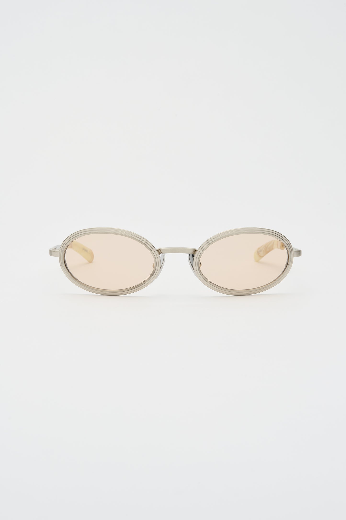 RENO Brushed Silver / Carrara Fantasy / Peach Lens