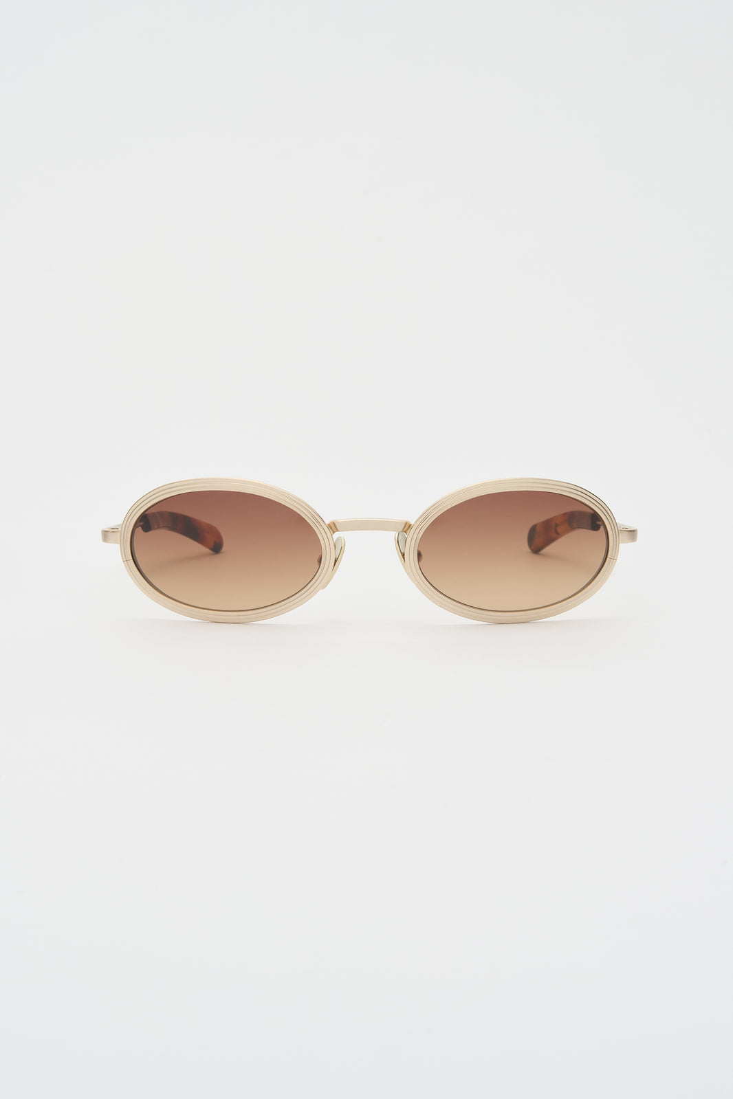RENO Brushed Light Gold / Classic Havana / Brown Gradient Lens