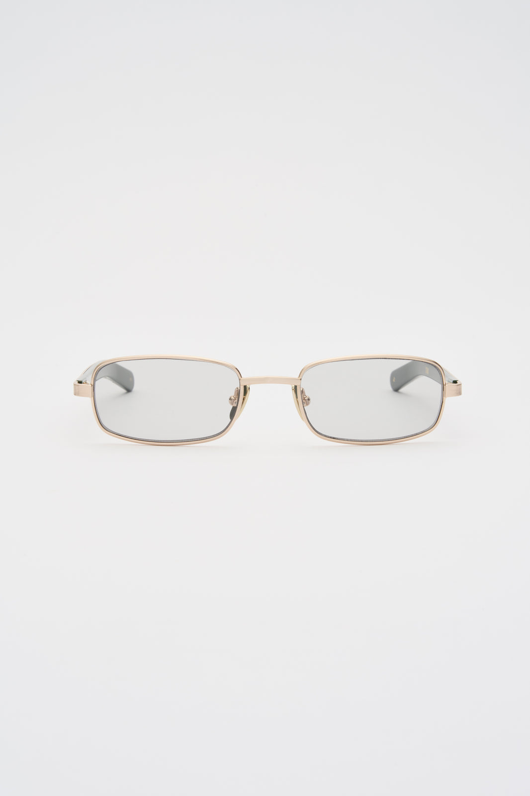 STING Brushed Gold / Solid Dark Green / Light Grey Lens