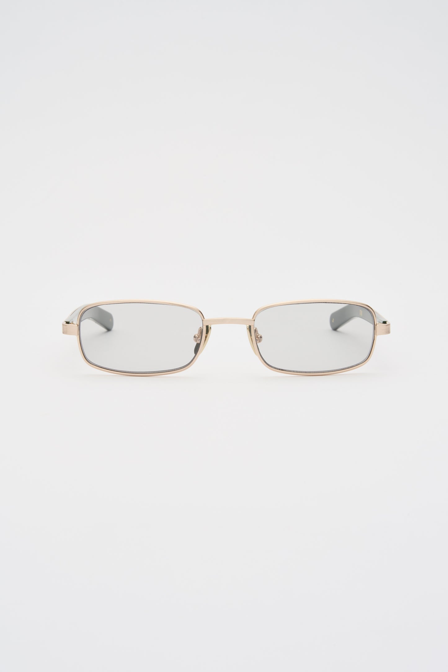 STING Brushed Gold / Solid Dark Green / Light Grey Lens