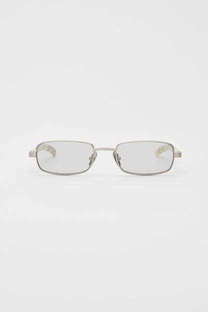 STING Brushed Silver / Carrara Fantasy / Light Grey Lens