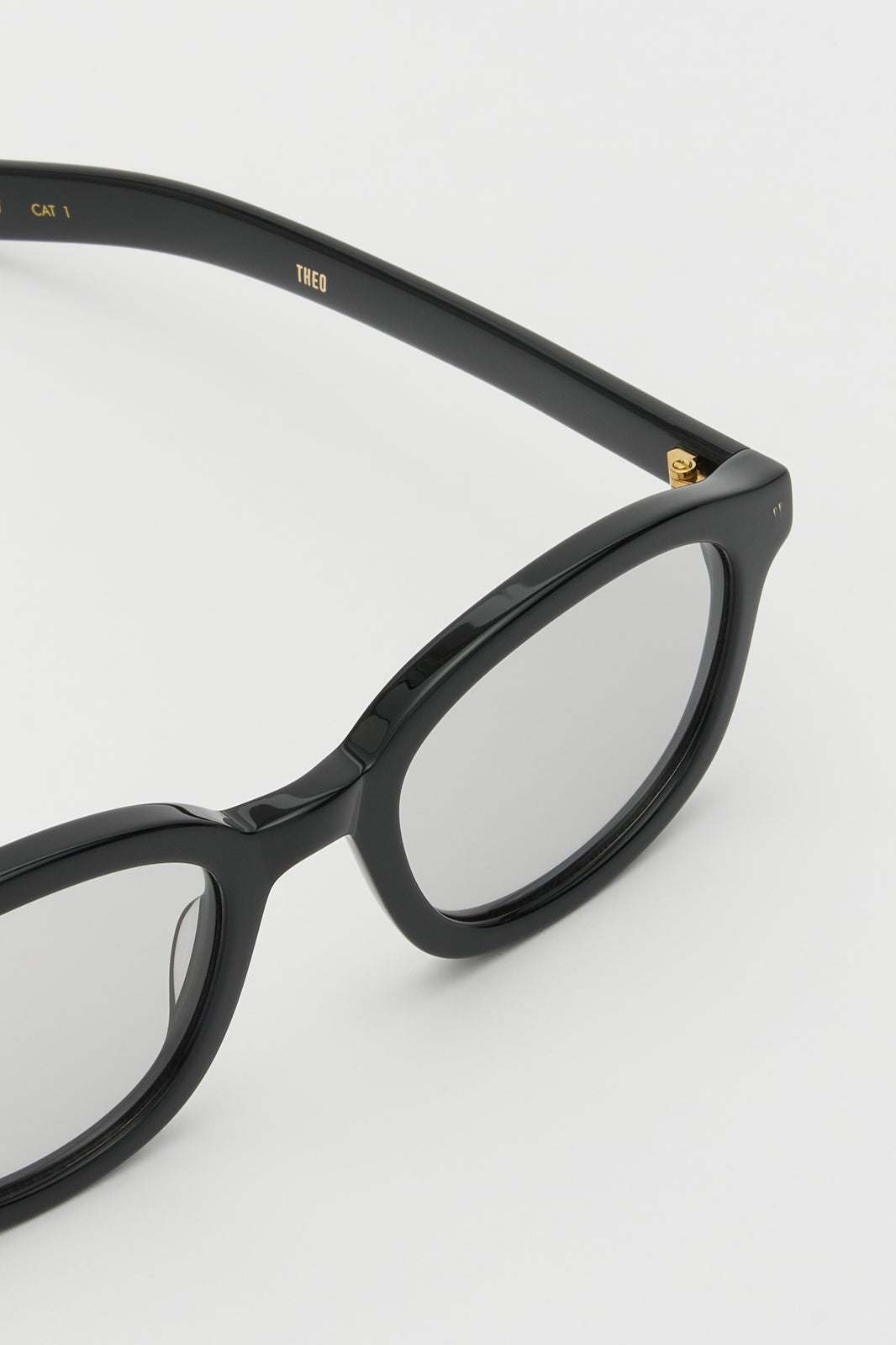 THEO Solid Black / Light Grey Lens